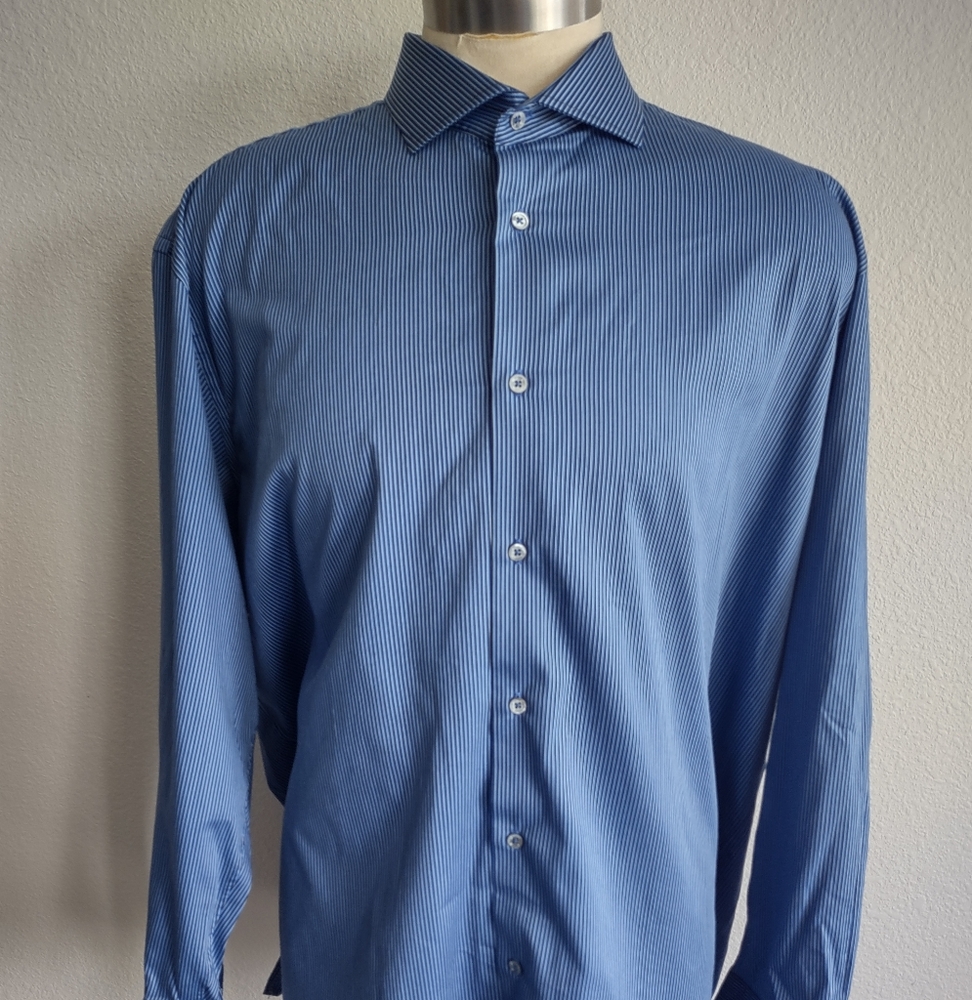 NWOT Robert Graham Blue Stripped Men's 3XL Tall